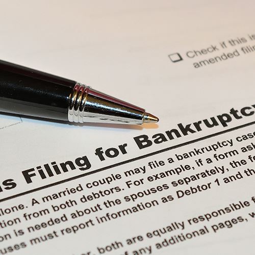 Filing For Bankruptcy Paperwork 